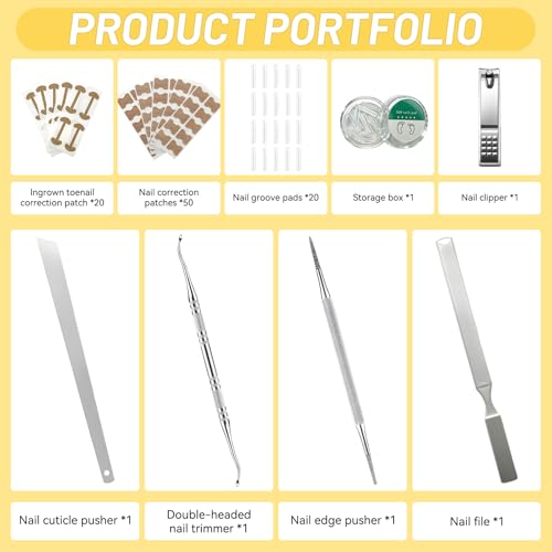 Ingrown Toenail Treatment Kit - Painless Home Care Set