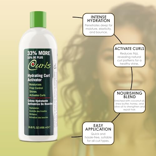Biocare Hydrating Curl Activator with Shea Butter & Honey - 16.8 Oz