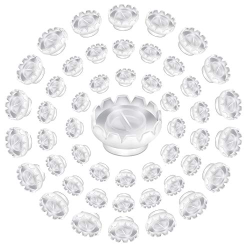200 Pack Eyelash Extension Glue Holder Rings - Sturdy Plastic Cups