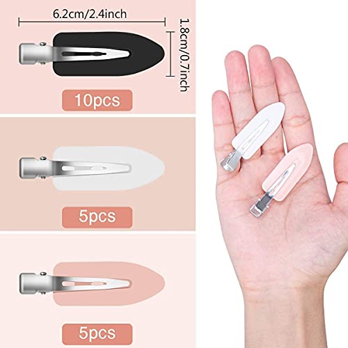 Gingbiss 20 Pcs No Dent Hair Clips - Creaseless Styling Pins