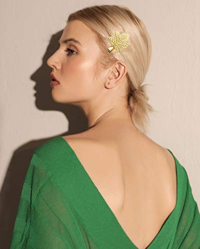 Gold Metal Alligator Hair Clips & Bobby Pins Set for Women & Girls - 30 Pack