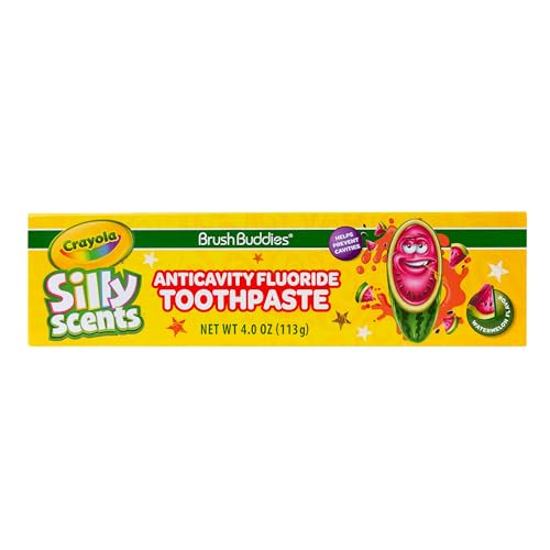 Brush Buddies Crayola Silly Scents Watermelon Kids Toothpaste