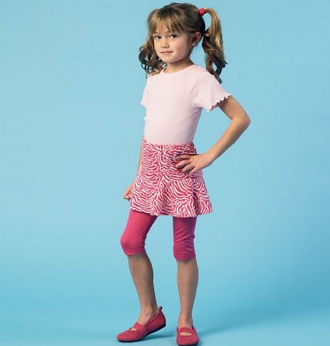 McCall M6918 Children's Skorts Pattern Size CCE (3-6)