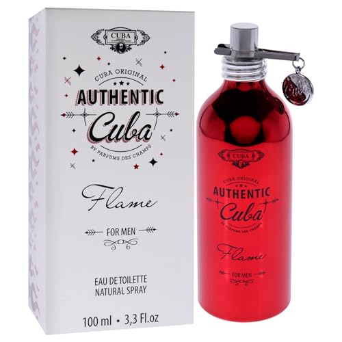 Cuba Authentic Flame Eau de Toilette for Men - 3.3 oz
