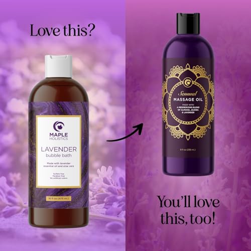 Lavender Bubble Bath for Women - Moisturizing Foaming Bath (16 Fl Oz)