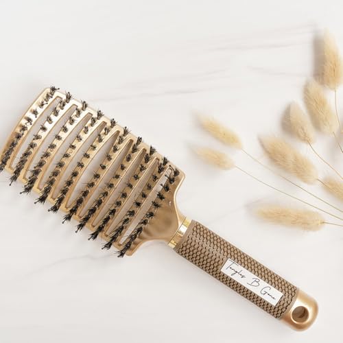 Tangles B. Gone Detangling Hair Brush - Gentle Knot Remover for All Hair