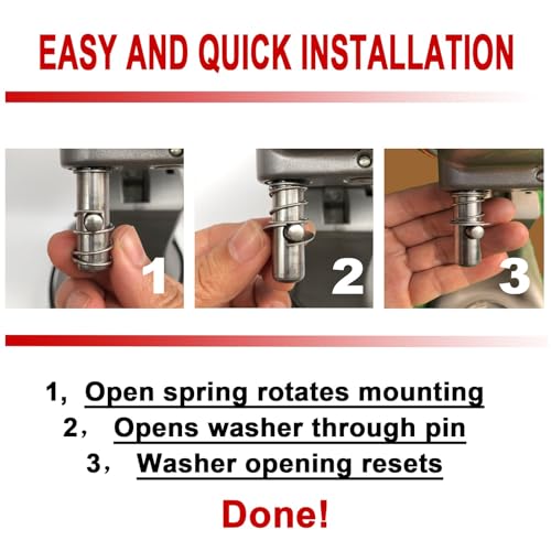 HISELUR Shock Absorber Spring & Washer Kit for KitchenAid Mixers