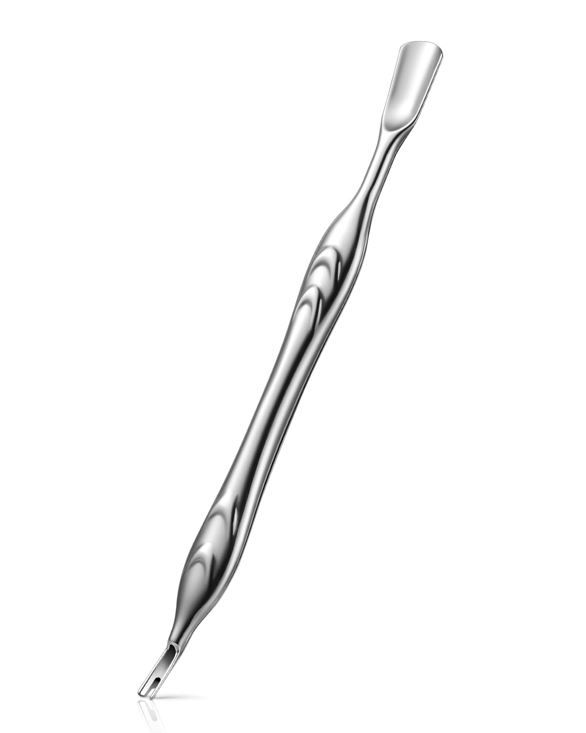 FERYES Cuticle Pusher & Trimmer - 2-in-1 Stainless Steel Nail Care Tool for Manicures & Pedicures | Rainbow Finish