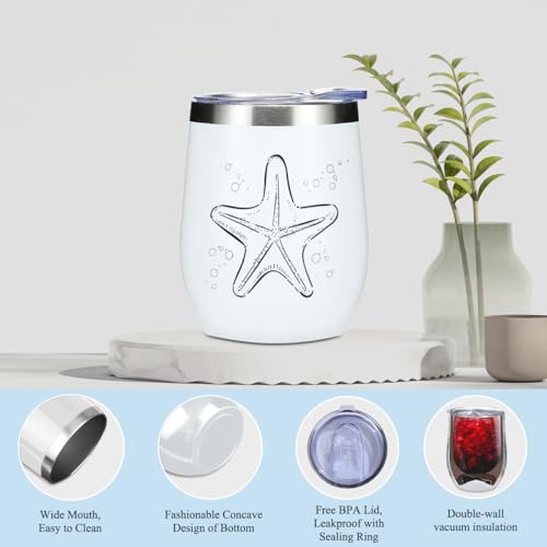 Starfish Ocean Gift Set for Women - 6-Piece Beach Themed Birthday Gift Box