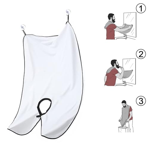 Beard Bib Apron for Men - Non-Stick Waterproof Trimming Catcher