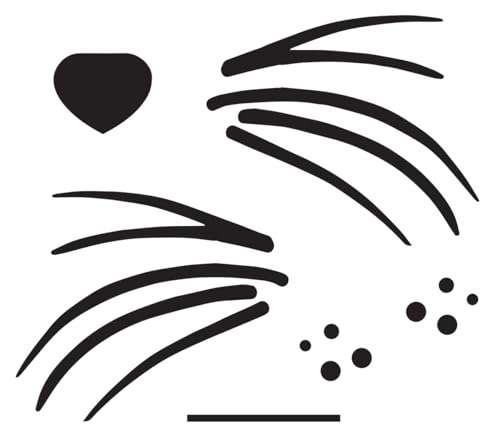 Cat Costume Face Kit with Ears, Tail & Temporary Tattoos - Easy Halloween Accessory - Cat Face Ears & Tail - Made in USA