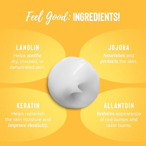 Coochy Shave Cream - Moisturizing Shave Lotion - Gentle Intimate Shaving Cream - For Bikini Area, Underarms, Legs & More - Rash-Free, Hydrating Formula - Peachy Keen, 3.4 oz