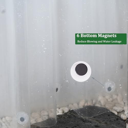 Extra Long Clear Shower Curtain Liner 72x76 Inch Waterproof