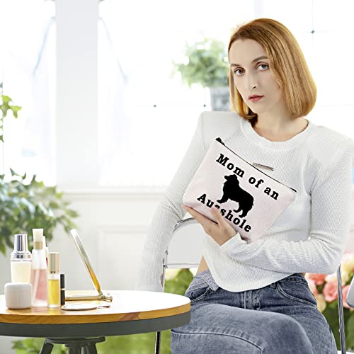 Mom of an Ausshole Makeup Bag for Australian Shepherd Lovers