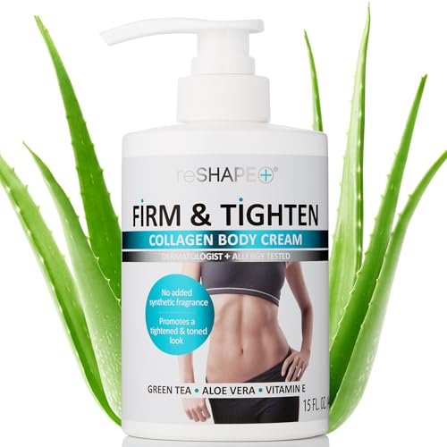 Reshape+ Collagen Cream - Firm & Tighten Body Lotion, 15 Fl Oz