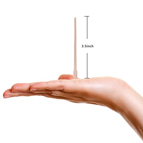 Whaline 400 Pack Wax Applicator Sticks for Facial & Body Hair Removal
