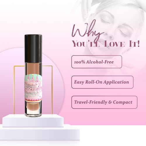 MOBETTER Fragrance Oil Birthday Cake Perfume Body Oil for Women