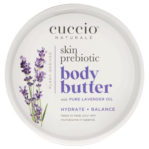 Cuccio Naturale Lavender Body Butter - Hydrating 8 oz Unisex Skin Moisturizer