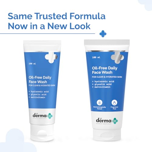 The Derma Co Oil-Free Daily Face Wash with Hyaluronic Acid 3.38oz