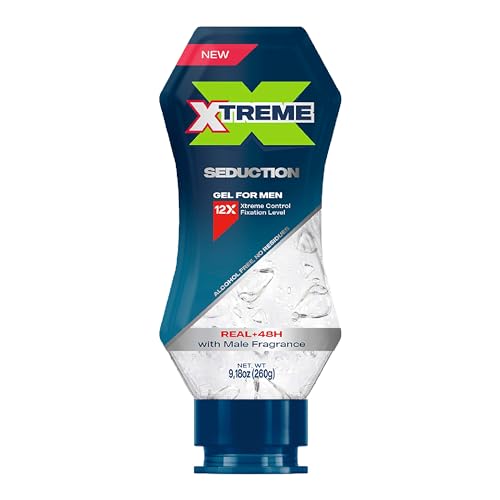 Xtreme Gel Seduction Hair Gel for Men, 3-Pack, 9.17 Oz Each