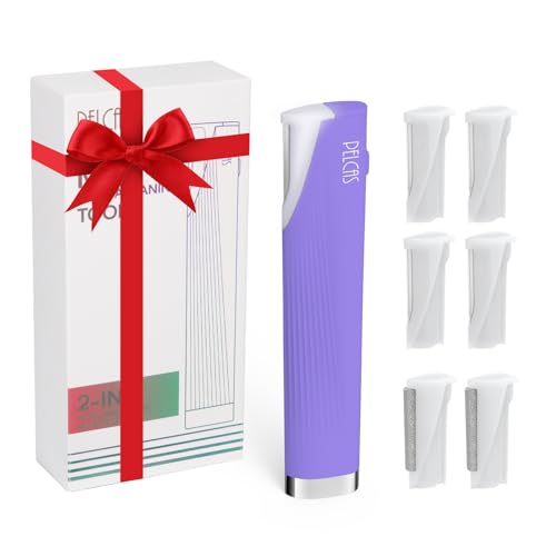 PELCAS Electric Dermaplaning Tool - 3-Speed LED Face Razor