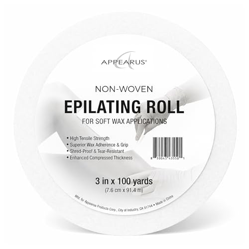 Appearus Professional Nonwoven Waxing Roll - 90 GSM Heavy Duty Fabric