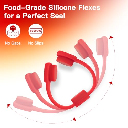 Air Fryer Parchment Paper Magnetic Buckles - Heat Resistant Silicone Clips