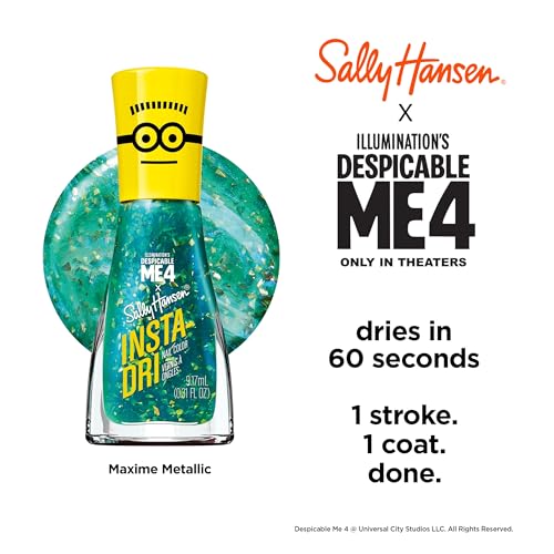 Sally Hansen Insta-Dri Nail Polish - Maxime Metallic Teal Blue