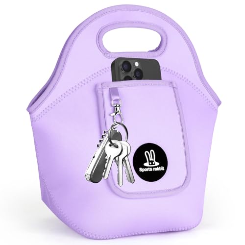 Insulated Neoprene Lunch Bag for Women - Soft & Reusable Tote