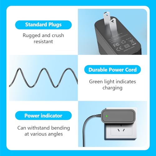 Replacement Charger for Shark V2945Z / V2950 Carpet Sweeper