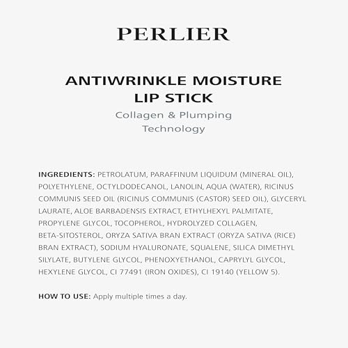 Perlier Black Rice Plumping Lip Balm with Collagen - 0.14 fl. oz