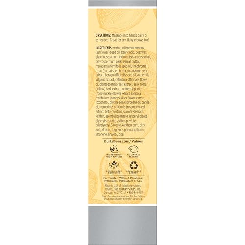 Burt's Bees Shea Butter Hand Repair Cream 3.2 Oz - Natural Moisturizer