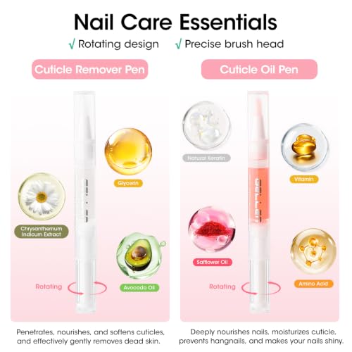 Gellen Nail Care Kit - 10PCS Manicure Tools & Nail Strengthener