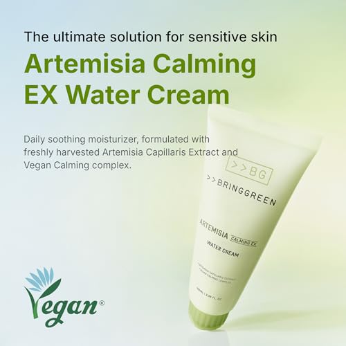 BRING GREEN Artemisia Calming EX Water Cream - Soothing Face Moisturizer