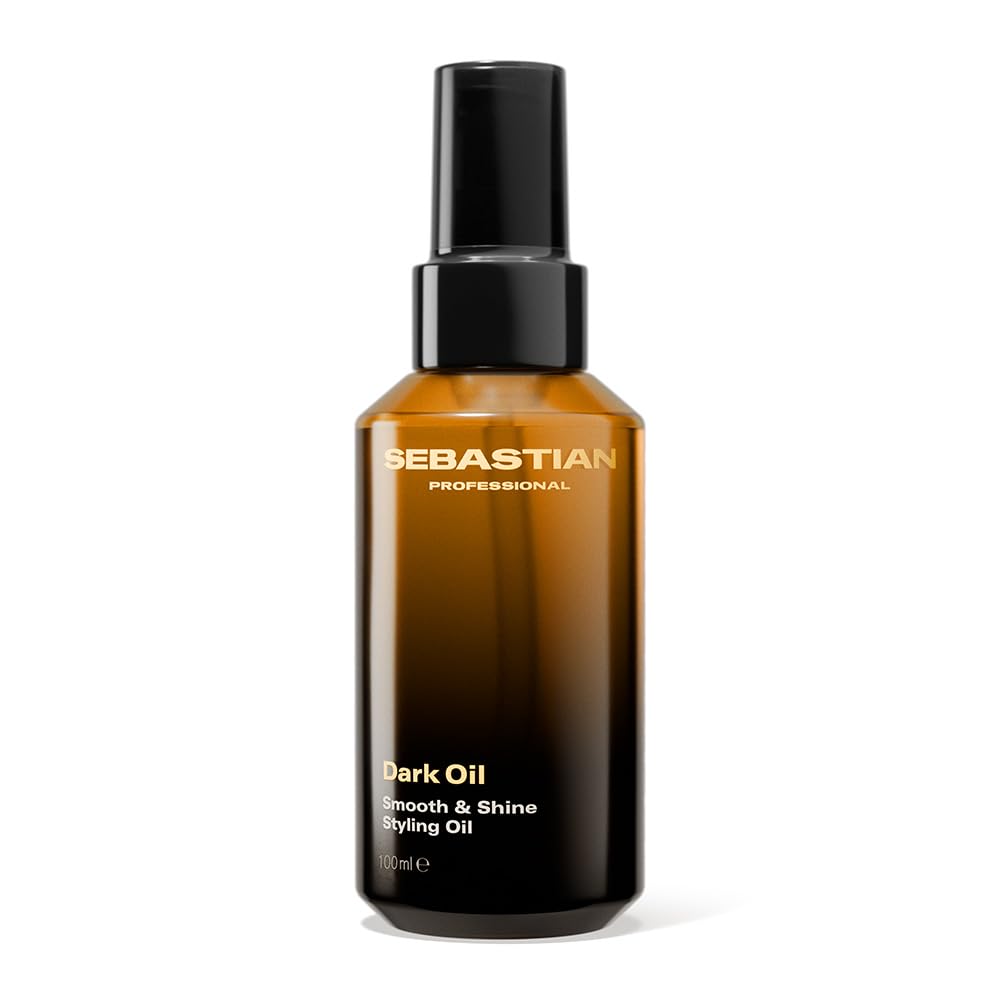 Sebastian Professional Dark Oil - Lightweight Hair Styling Oil | Nourishing Natural Oils for Smooth, Sleek Hair