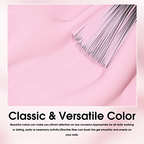 Venalisa Pink Gel Nail Polish Set - 6 Vibrant Nude Colors for DIY Manicure