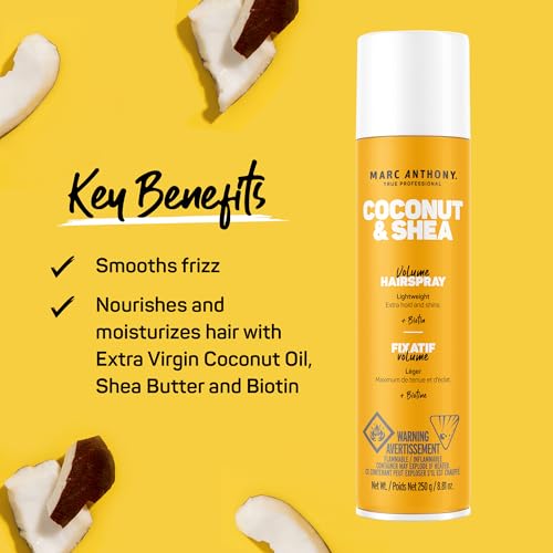 Marc Anthony Coconut & Shea Volumizing Hair Spray - 8.8 oz