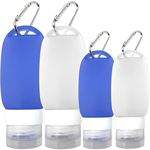 Cruise On Silicone Travel Bottle Set - TSA Approved, Leak-Proof Containers