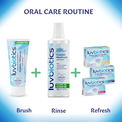Luv Biotics Fluoride-Free Toothpaste with Probiotics & Aloe Vera - 75ml