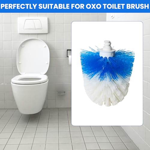 OXO-Compatible Toilet Brush Replacement Heads - 2 Pack