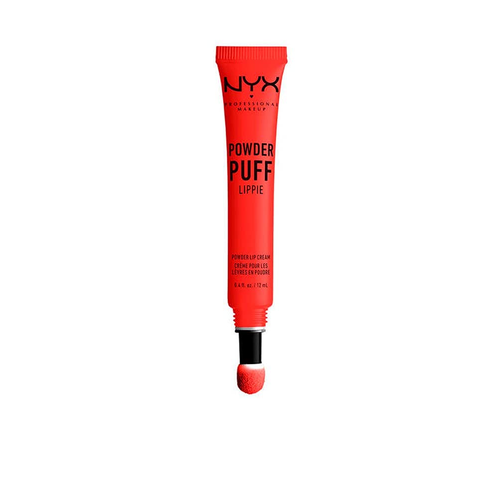 NYX Powder Puff Lippie Lip Cream - Liquid Lipstick in Puppy Love | Warm Medium Peach Shade
