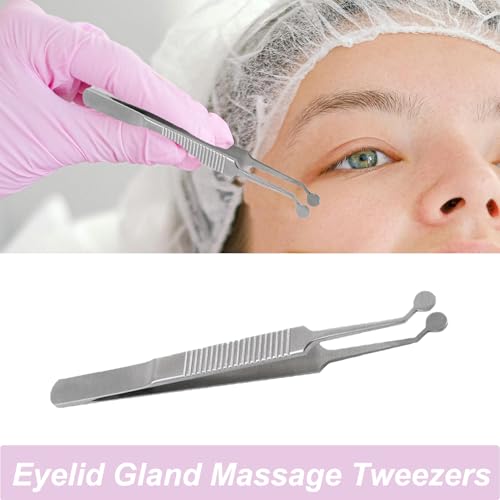LIFTATAPA Meibomian Gland Expressor Forceps - Stainless Steel Tweezer for Dry Eye