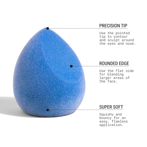 JUNO & Co. Microfiber Makeup Sponge - Dual Layer for Flawless Coverage