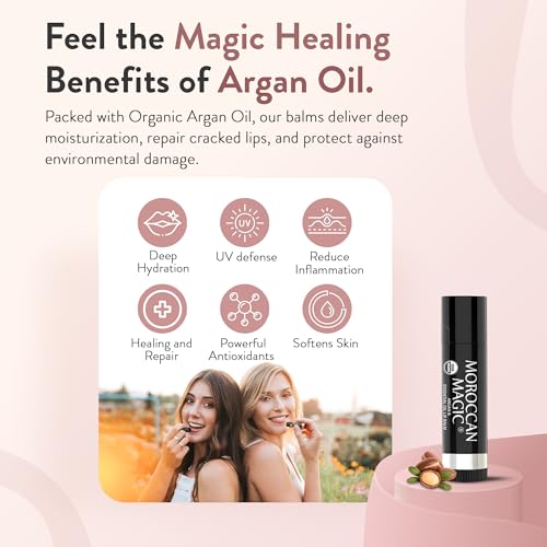 Moroccan Magic Organic Elderberry & Manuka Honey Lip Balm - 3 Pack