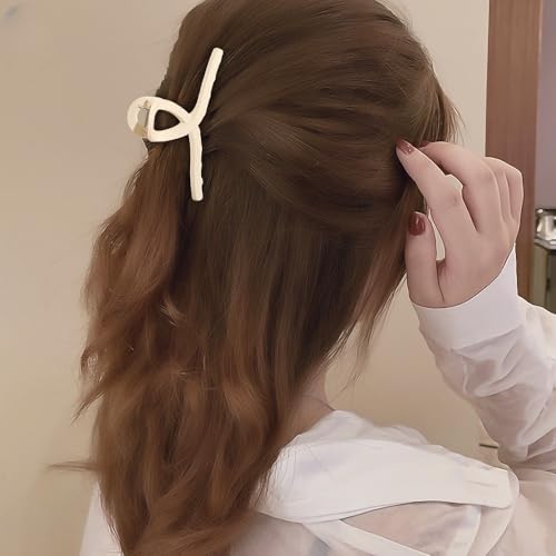Large Claw Clips for Women - 4 Pcs Non-Slip Hair Clips