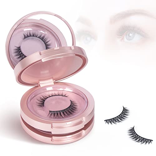 Travel Eyelash Organizer Case with Mirror - 3 Layer Holder
