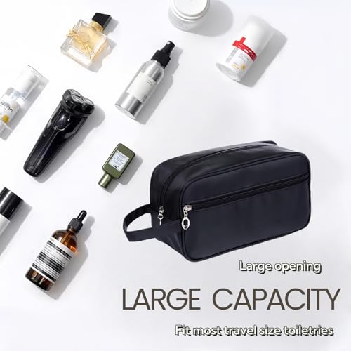 Tumecos Travel Toiletry Dopp Kit & Electronics Organizer Bag