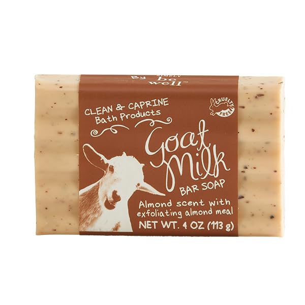 San Francisco Soap Company Goat Milk Bar with Almond - 4 oz, Moisturizing & Luxurious