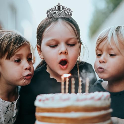 Black Girl Princess Crown Tiara for Cake Decorations & Party Accessories