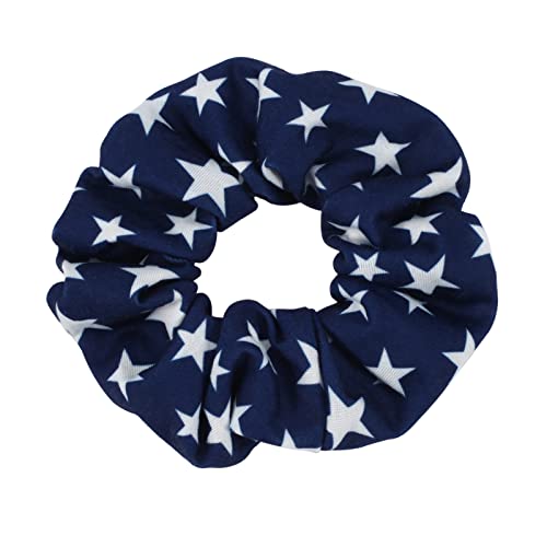 4Pcs American Flag Hair Scrunchies - Patriotic 4th of July Ties